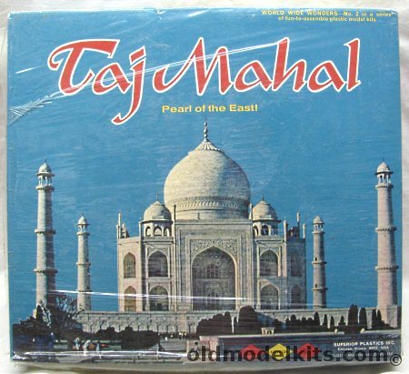 Superior Plastics 1/375 Taj Mahal - Pearl of the East - With Display Stand, 2100-400 plastic model kit